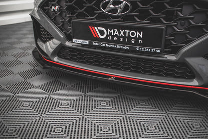 Front Ansatz V.3 für Hyundai I30 N Hatchback/Fastback Mk3 Facelift schwarz Hochglanz