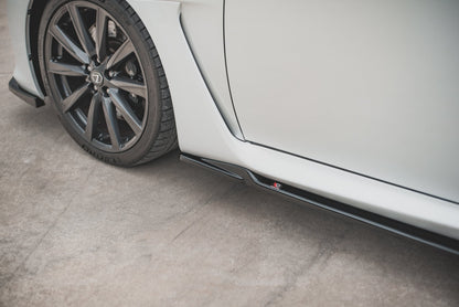 Seitenschweller Ansatz für Lexus IS F Mk2 Carbon Look