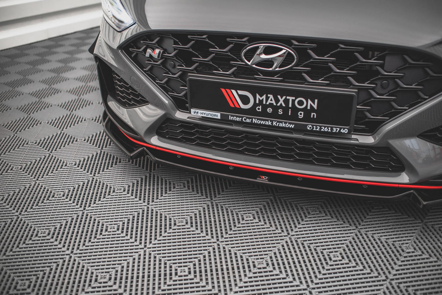Front Ansatz V.2 für Hyundai I30 N Hatchback/Fastback Mk3 Facelift Carbon Look