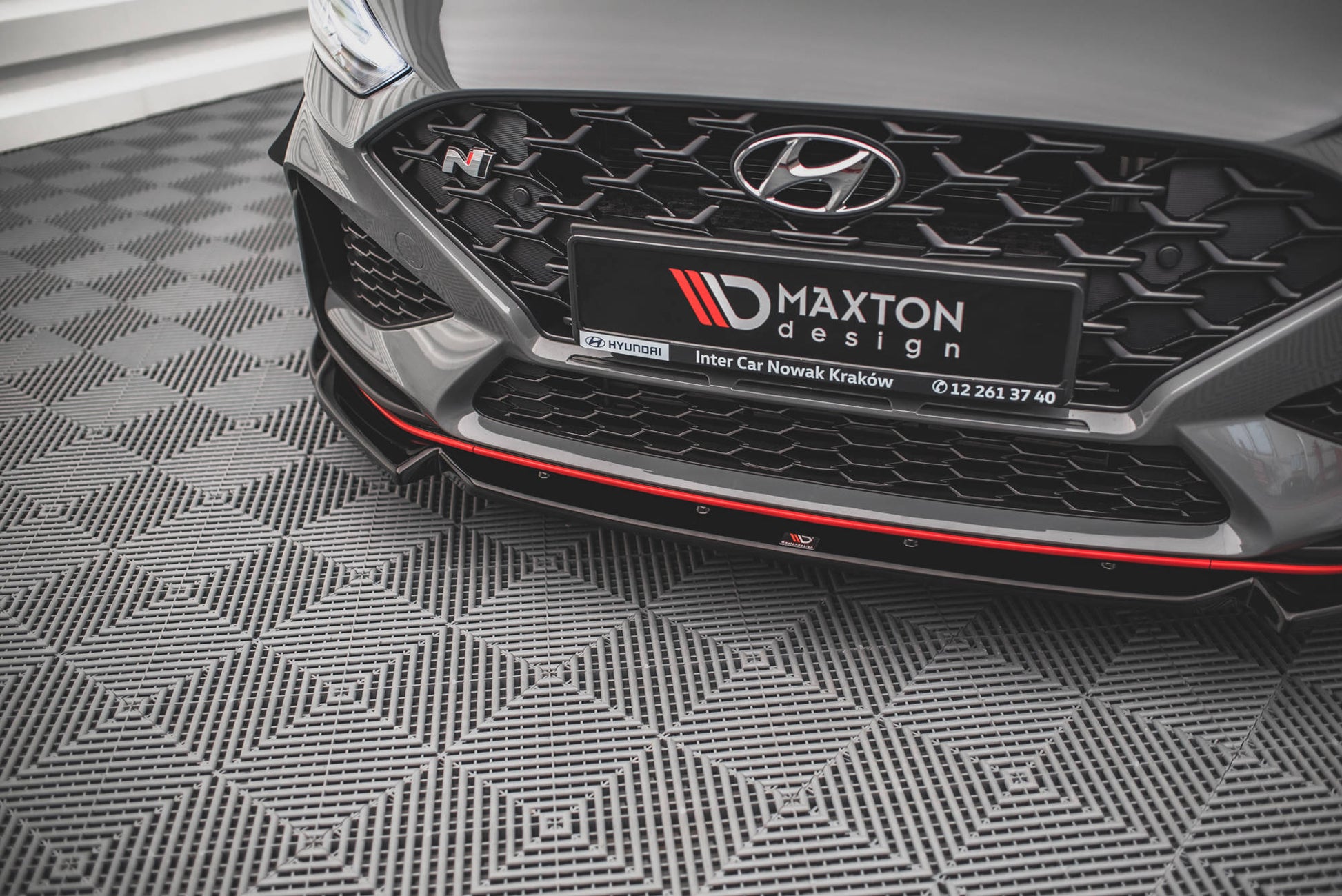 Front Ansatz V.2 für Hyundai I30 N Hatchback/Fastback Mk3 Facelift Carbon Look