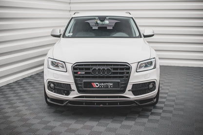 Front Ansatz für Audi SQ5 Mk1 (8R) schwarz Hochglanz