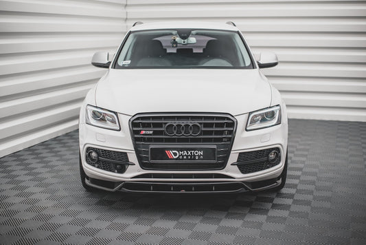 Front Ansatz für Audi SQ5 Mk1 (8R) schwarz Hochglanz