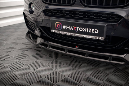 Front Ansatz V.3 für BMW X6 M-Paket F16 Carbon Look