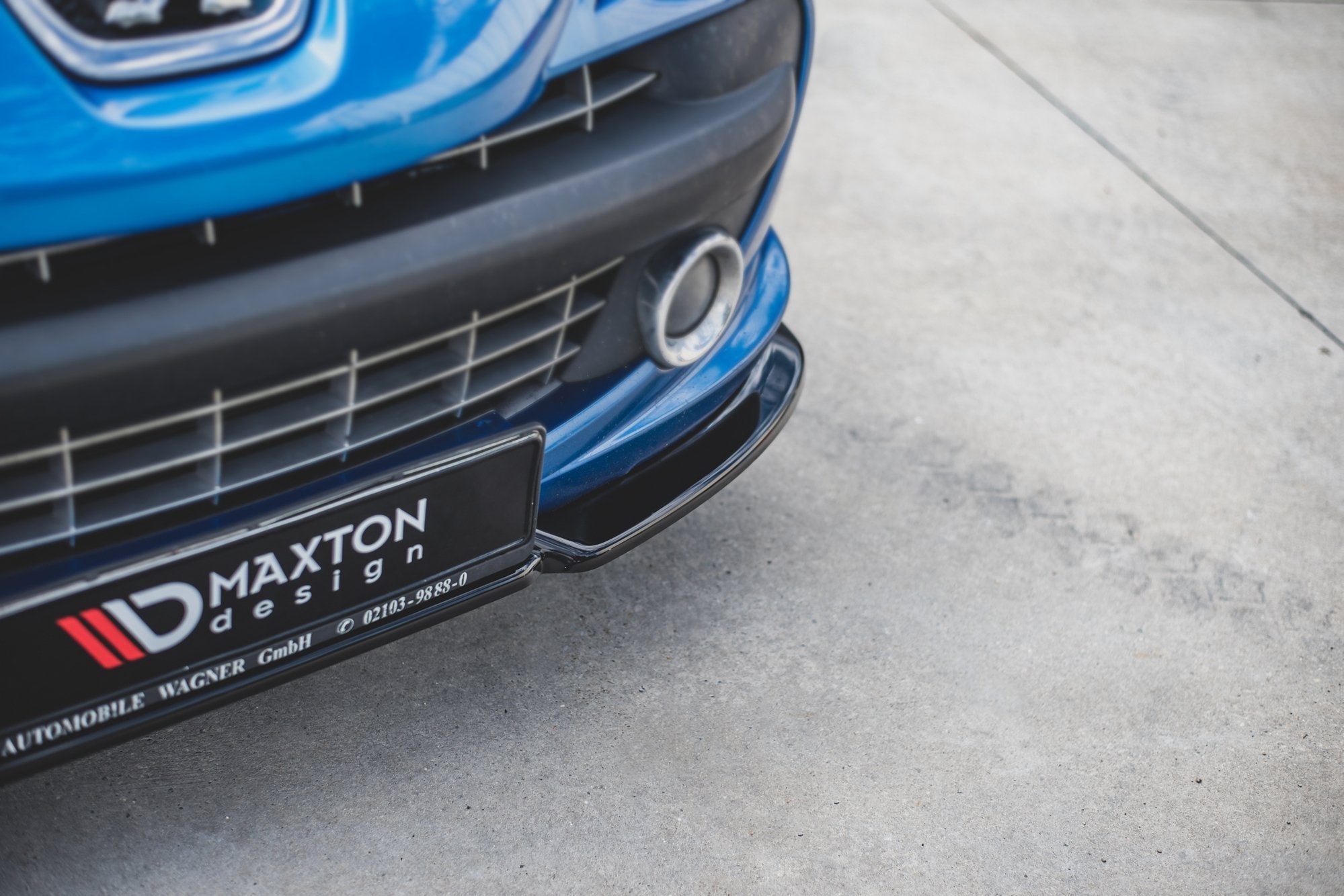 Front Ansatz für Peugeot 207 Sport schwarz matt – Tuning King