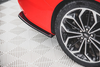 Heck Ansatz Flaps Diffusor V.1 für Ford Focus ST-Line Kombi Mk4 schwarz matt