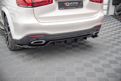 Mittlerer Diffusor Heck Ansatz DTM Look für Mercedes-Benz GLS AMG-Line X167 Carbon Look