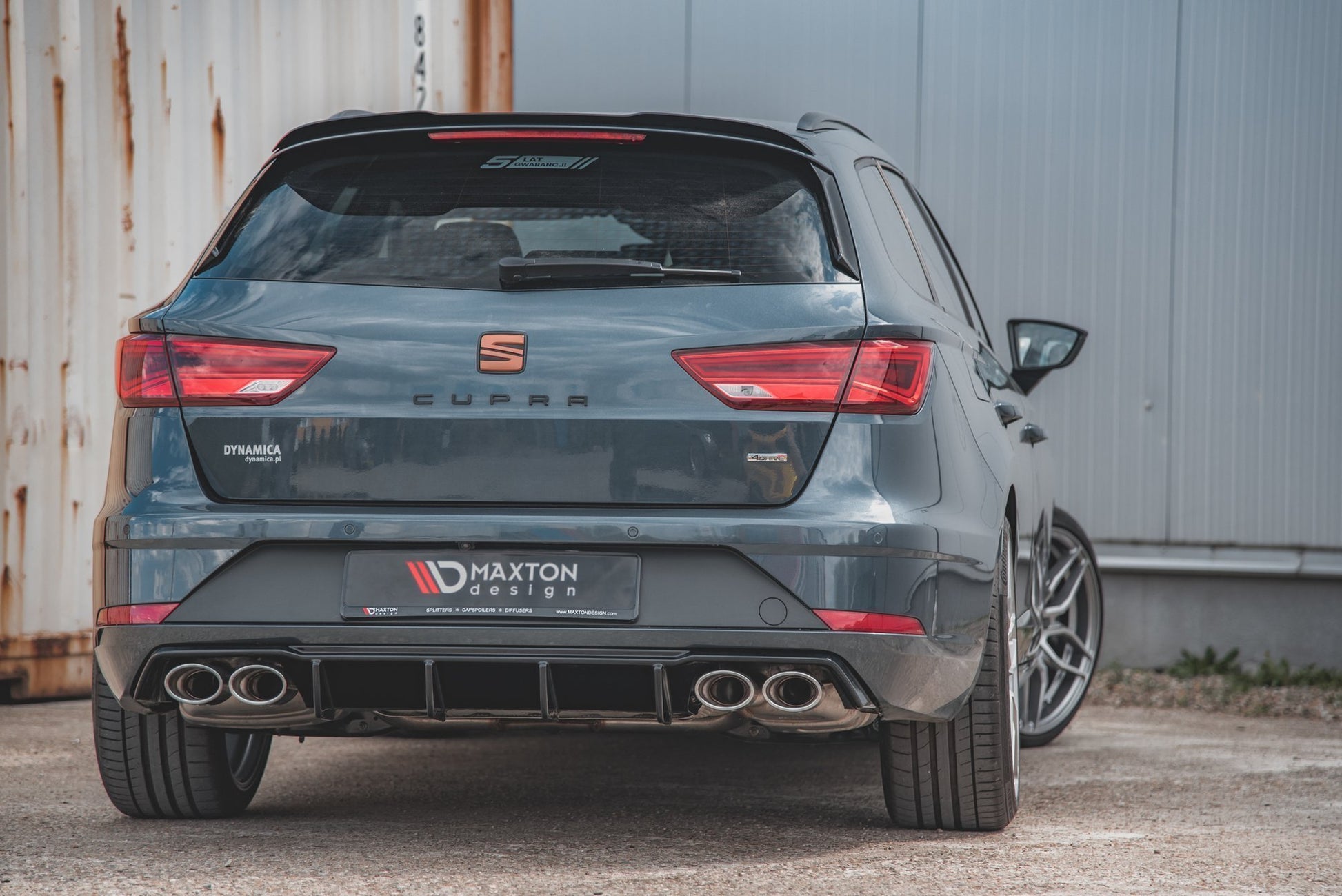 Diffusor Heck Ansatz V.3 für Seat Leon Cupra ST Mk3 FL