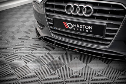 Front Ansatz für Audi A3 Sportback 8V schwarz matt