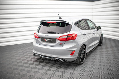 Heck Ansatz Flaps Diffusor V.1 für Ford Fiesta ST Mk8 schwarz Hochglanz