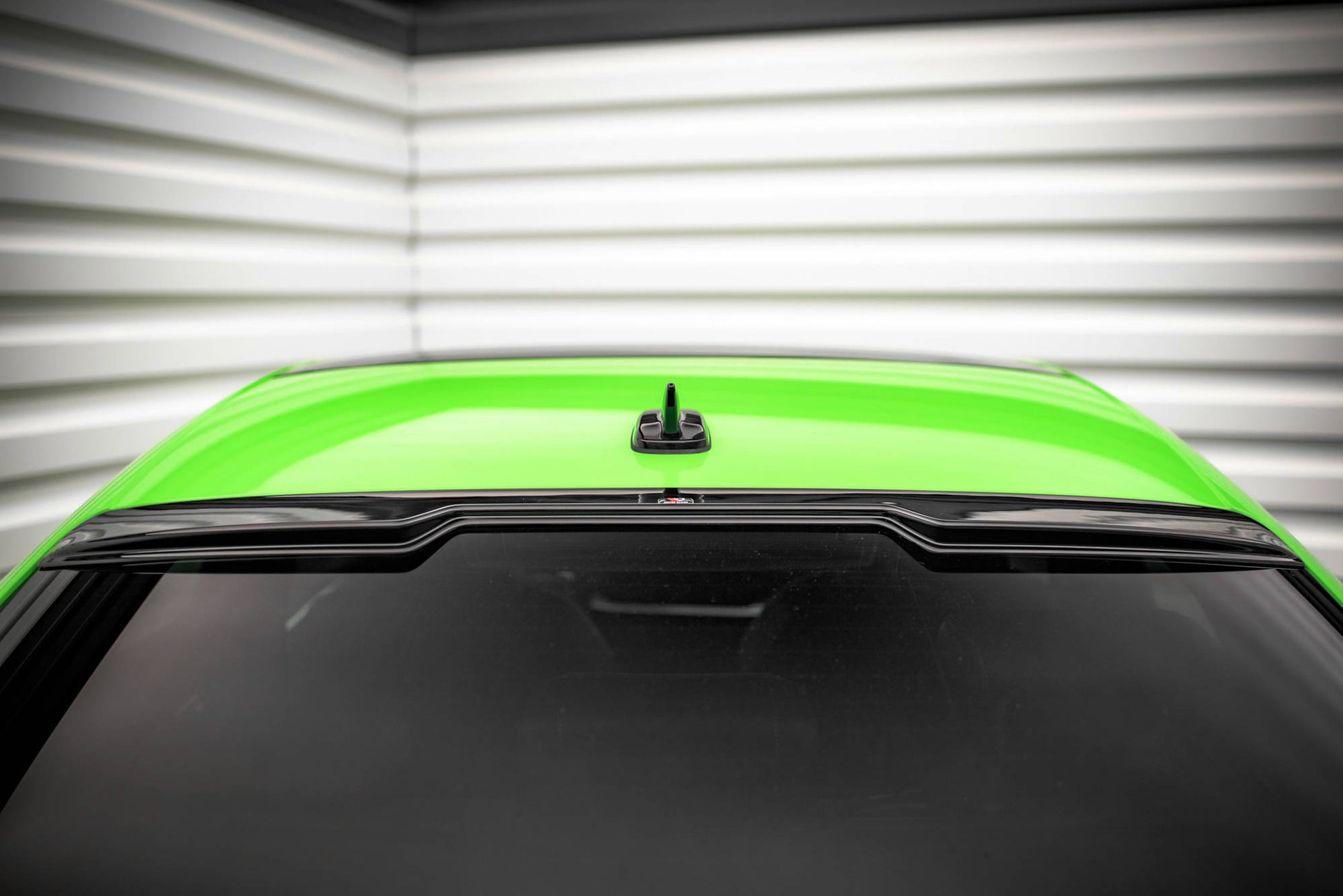 Heckscheiben Spoiler für Audi RS3 Limousine 8Y schwarz matt