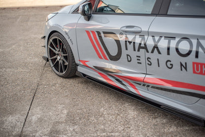 Seitenschweller Ansatz für V.3 für Ford Fiesta Mk8 ST / ST-Line Carbon Look