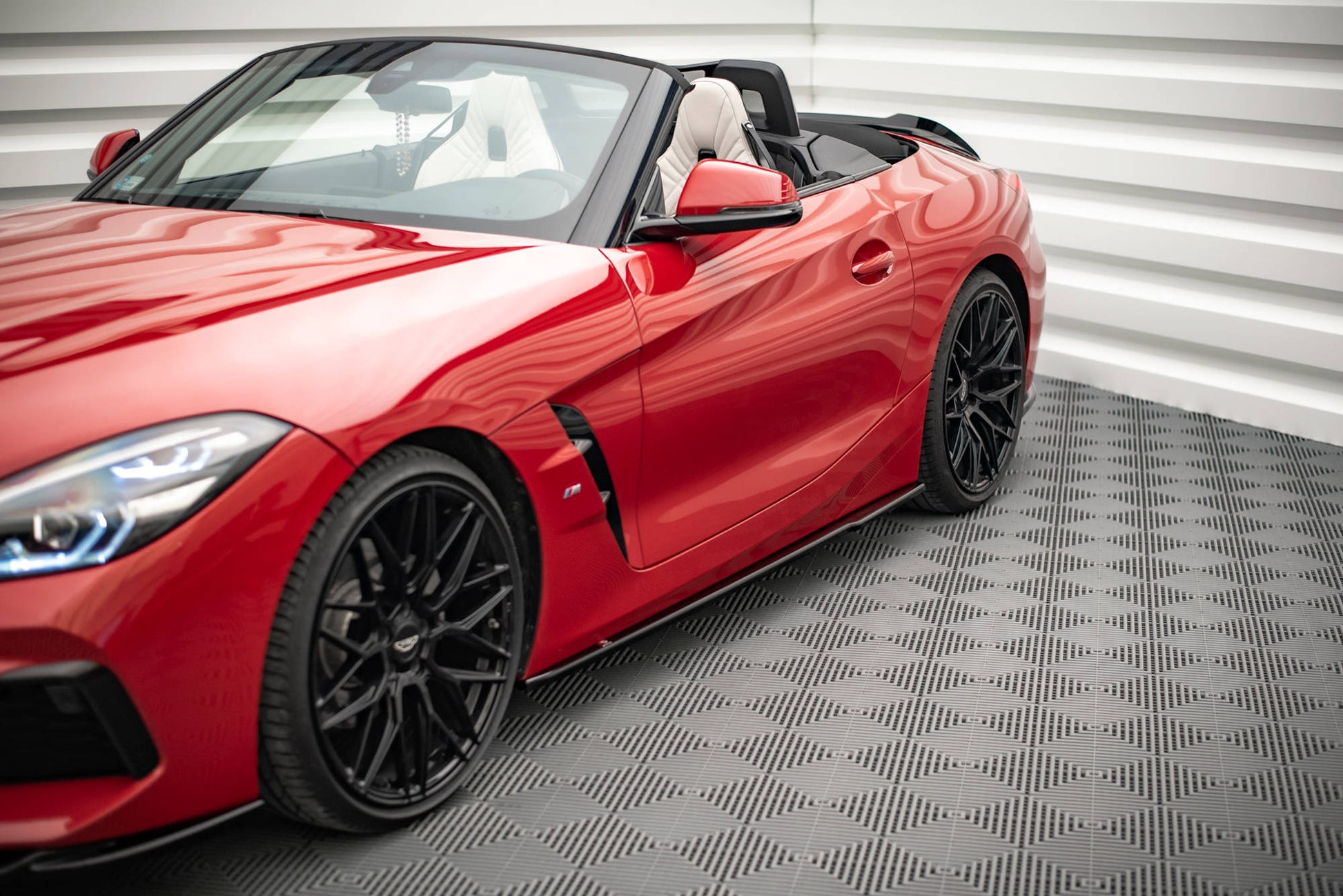 Seitenschweller Ansatz für BMW Z4 M-Paket G29 Carbon Look