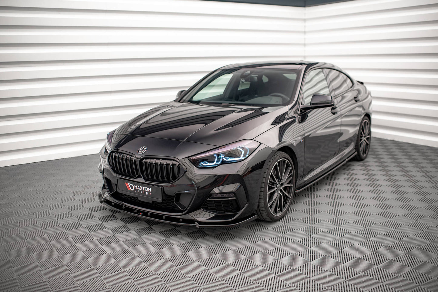 Front Ansatz V.2 für BMW 2 Gran Coupe M-Paket / M235i F44 schwarz matt