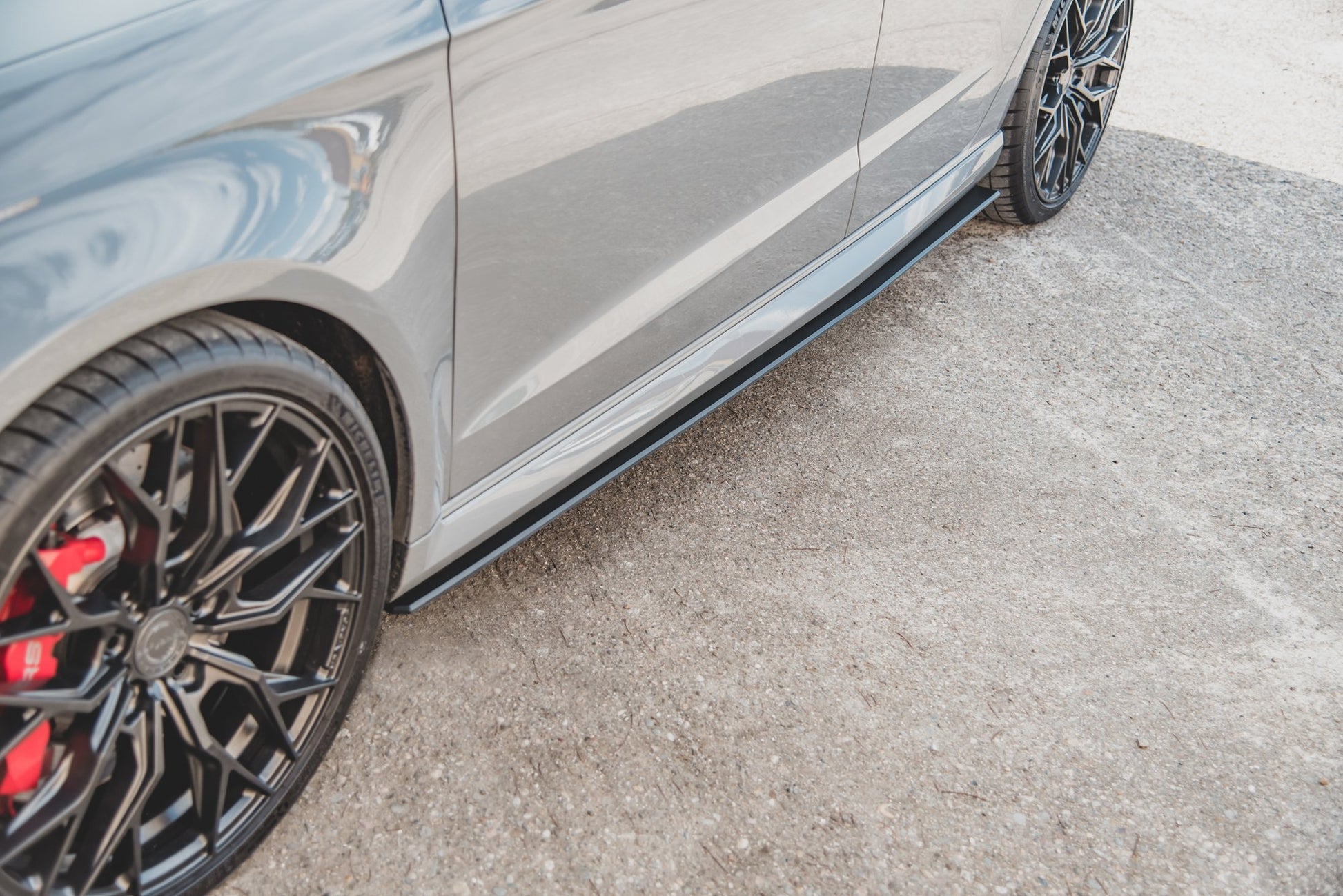 Robuste Racing Seitenschweller Ansatz für für Audi RS3 8V Sportback