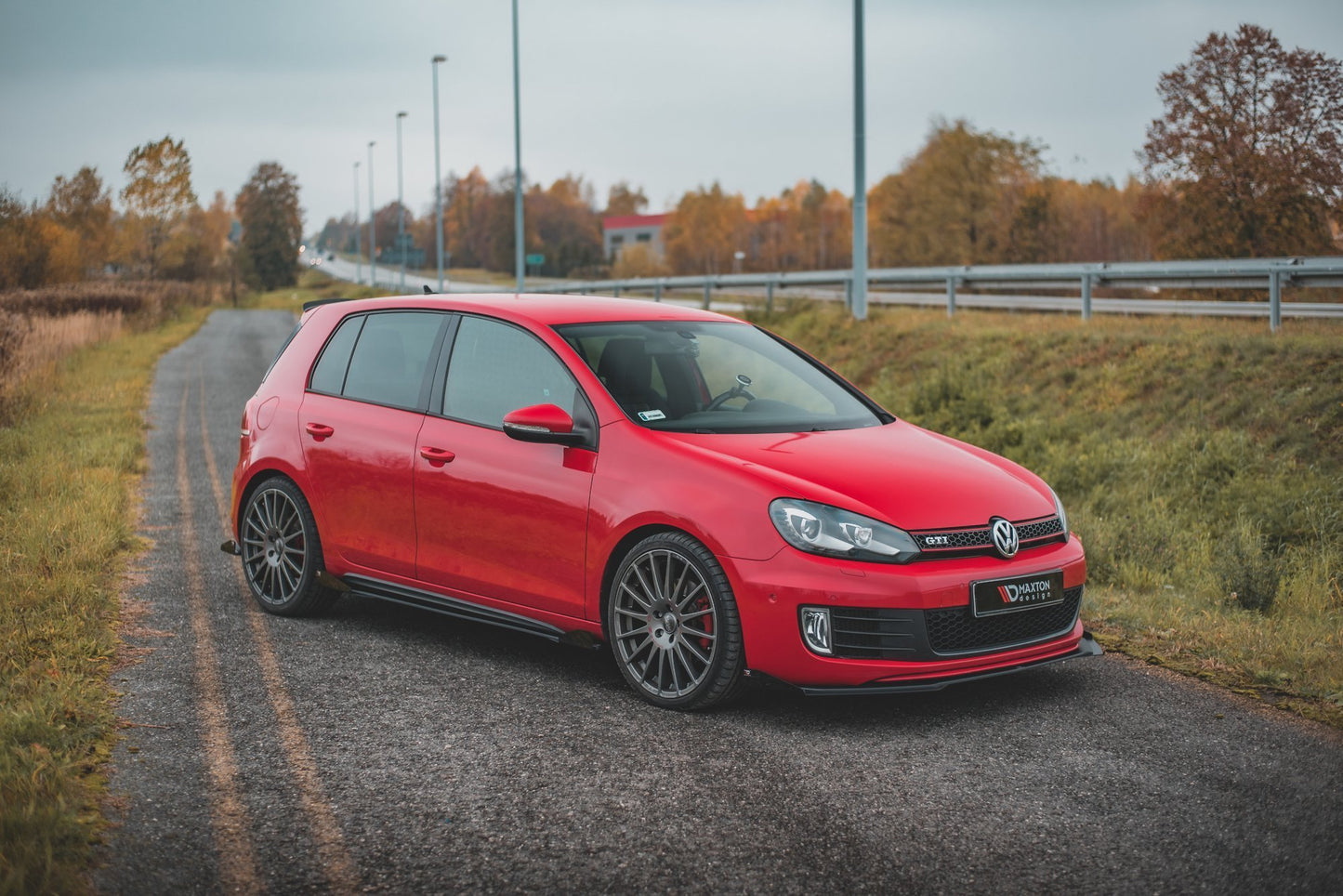 Side Flaps Volkswagen Golf GTI Mk6 schwarz Hochglanz