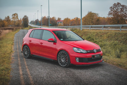 Side Flaps Volkswagen Golf GTI Mk6 schwarz Hochglanz