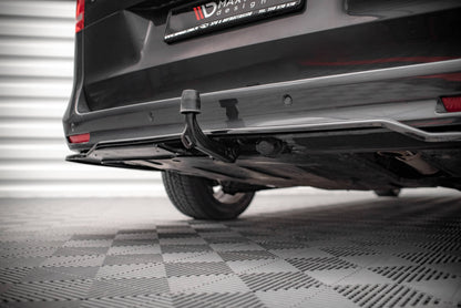 Mittlerer Diffusor Heck Ansatz DTM Look für Mercedes-Benz V-Klasse AMG-Line W447 Facelift Carbon Look