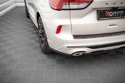 Heck Ansatz Flaps Diffusor für Ford Kuga ST-Line Mk3 schwarz Hochglanz