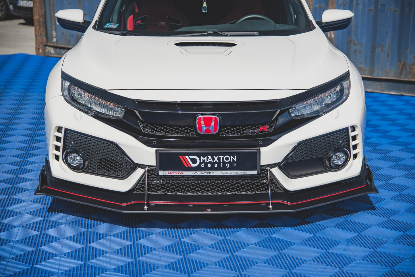 Robuste Racing Front Ansatz für passend für Honda Civic X Type-R