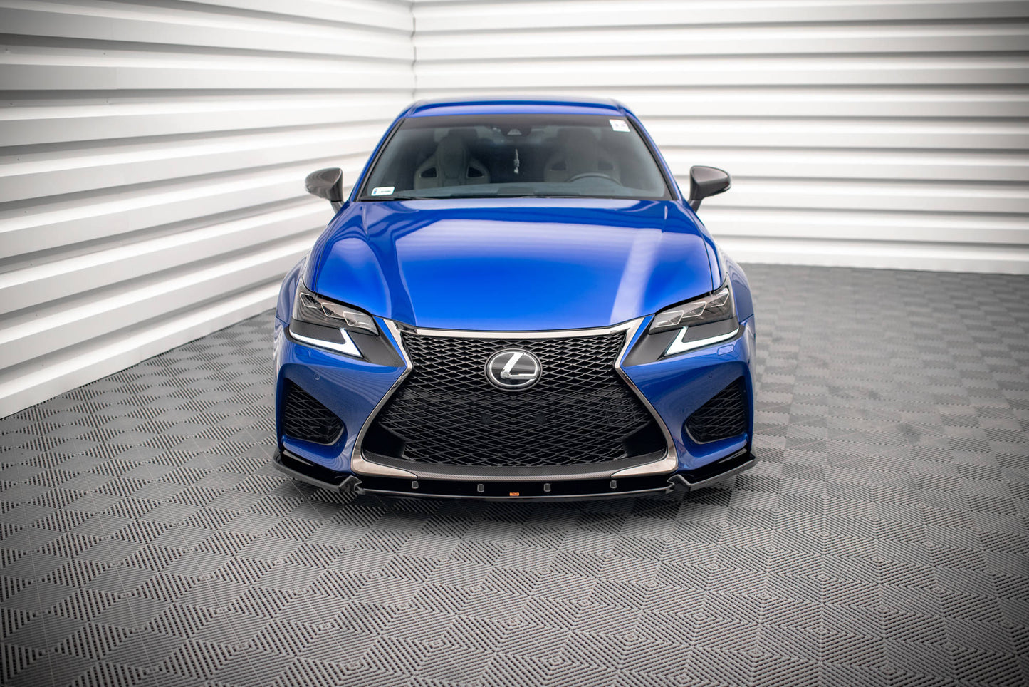 Front Ansatz V.1 für Lexus GS F Mk4 Facelift schwarz matt
