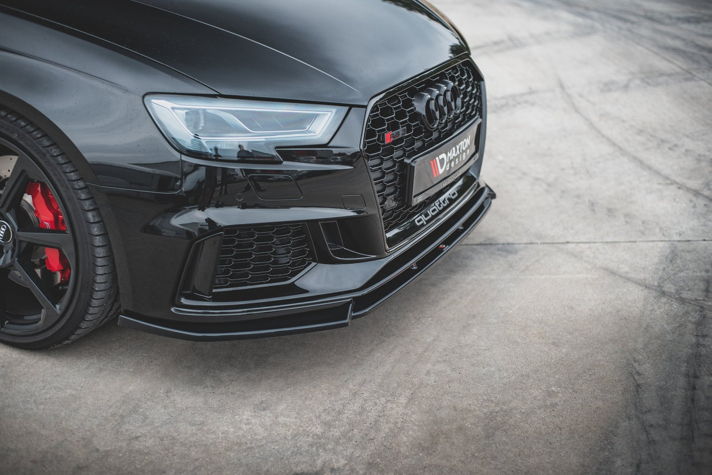 Front Ansatz V.4 für Audi RS3 8V FL Sportback Carbon Look