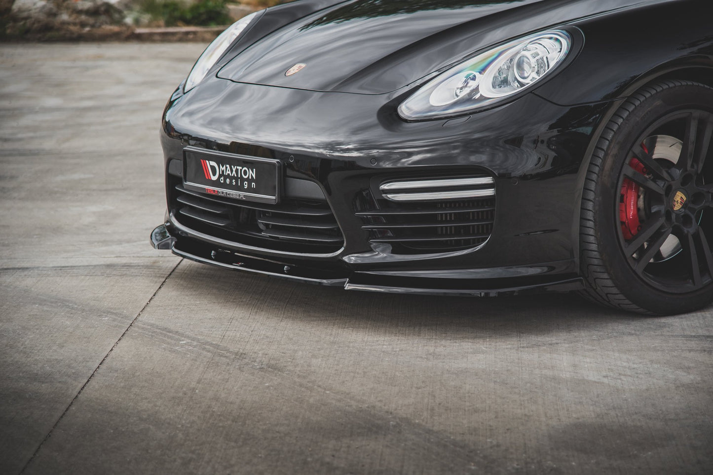 Front Ansatz V.1 für Porsche Panamera Turbo 970 Facelift Carbon Look
