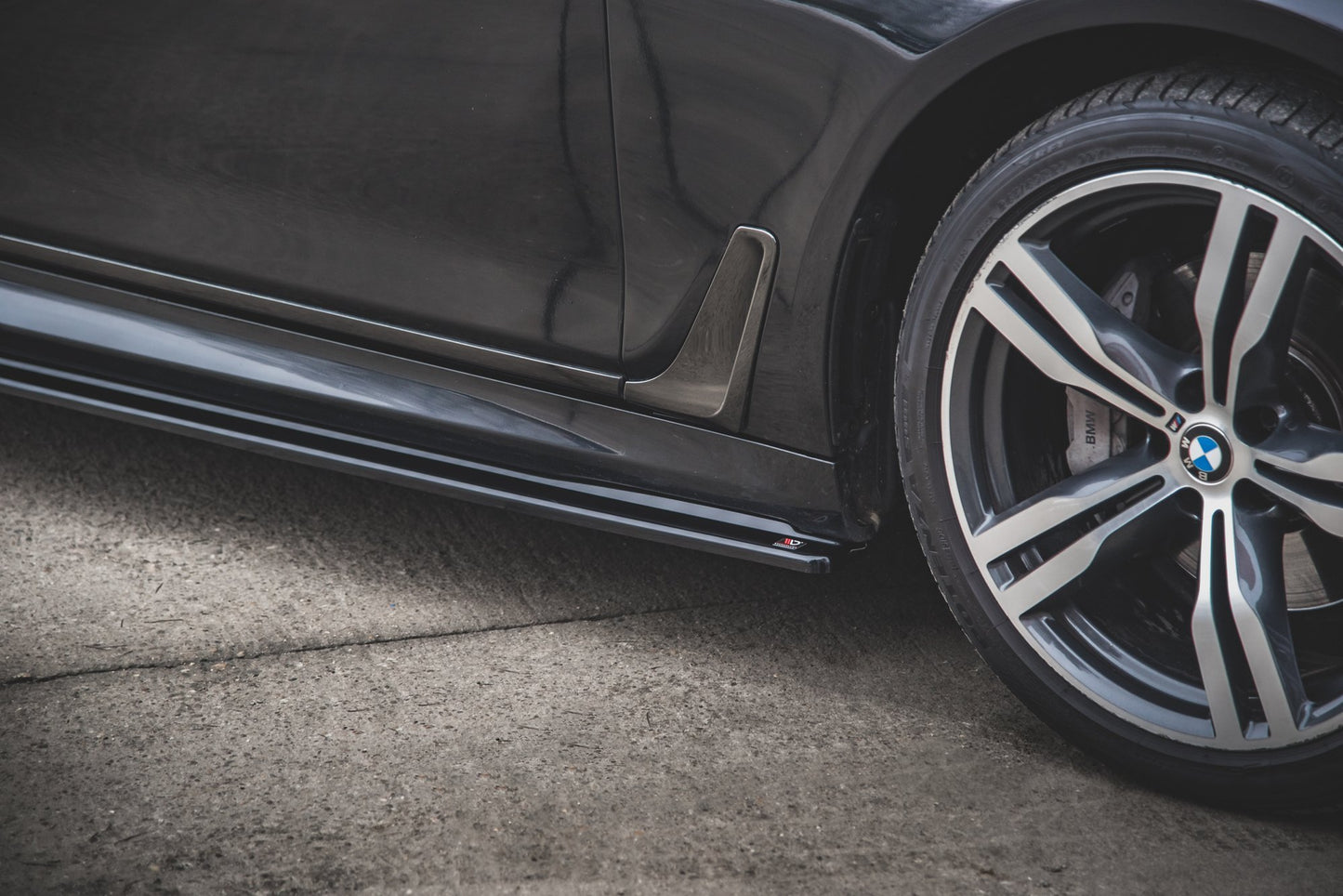 Seitenschweller Ansatz für BMW 7 M-Paket G11 Carbon Look