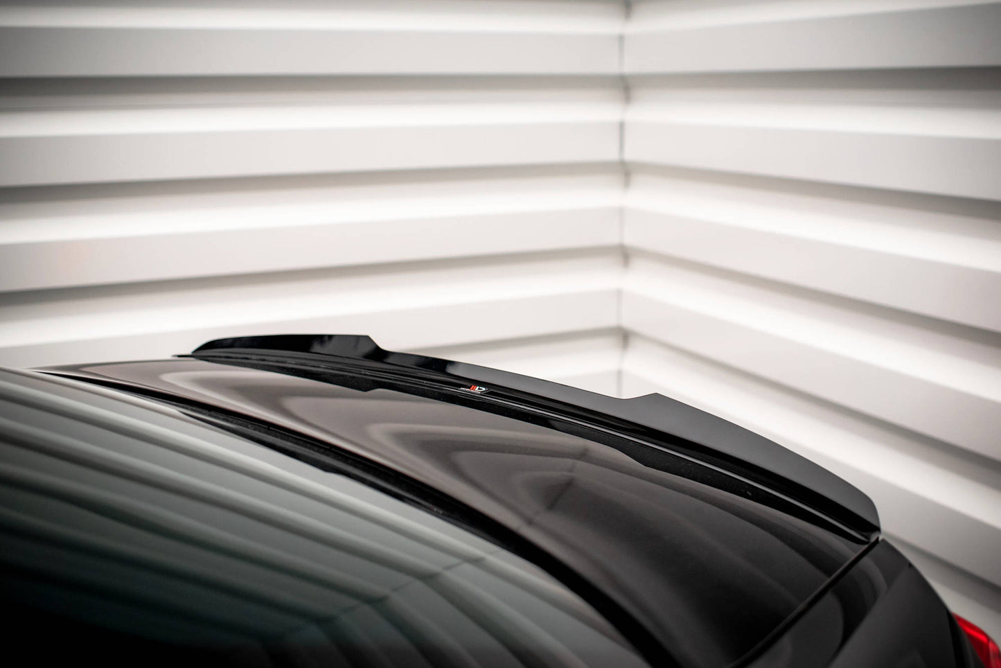 Spoiler CAP für Volkswagen Passat Limousine B8 Facelift schwarz matt