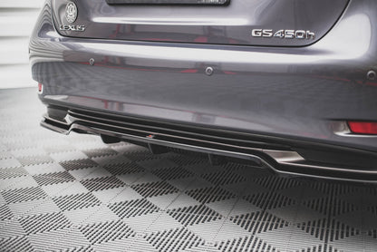Mittlerer Diffusor Heck Ansatz DTM Look für Lexus GS F Sport Hybrid Mk4 (L10) Carbon Look