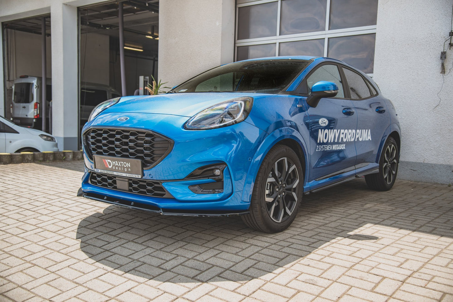 Front Ansatz für Ford Puma ST-Line Carbon Look