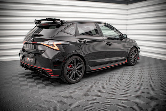 Seitenschweller Ansatz für Hyundai I20 N Mk3 schwarz matt