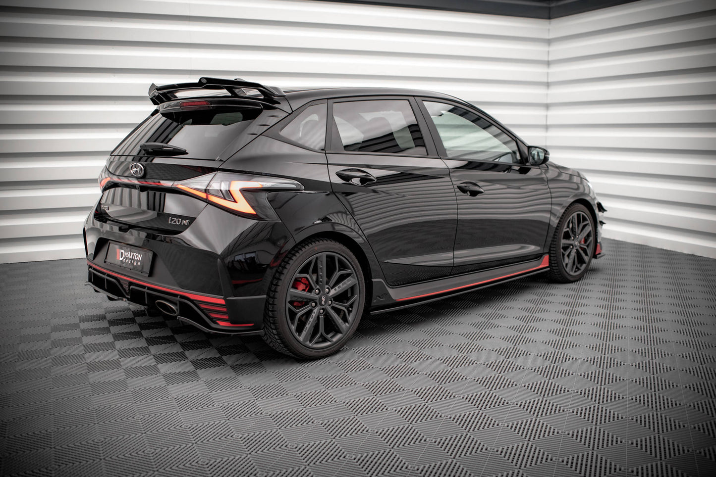 Seitenschweller Ansatz für Hyundai I20 N Mk3 Carbon Look