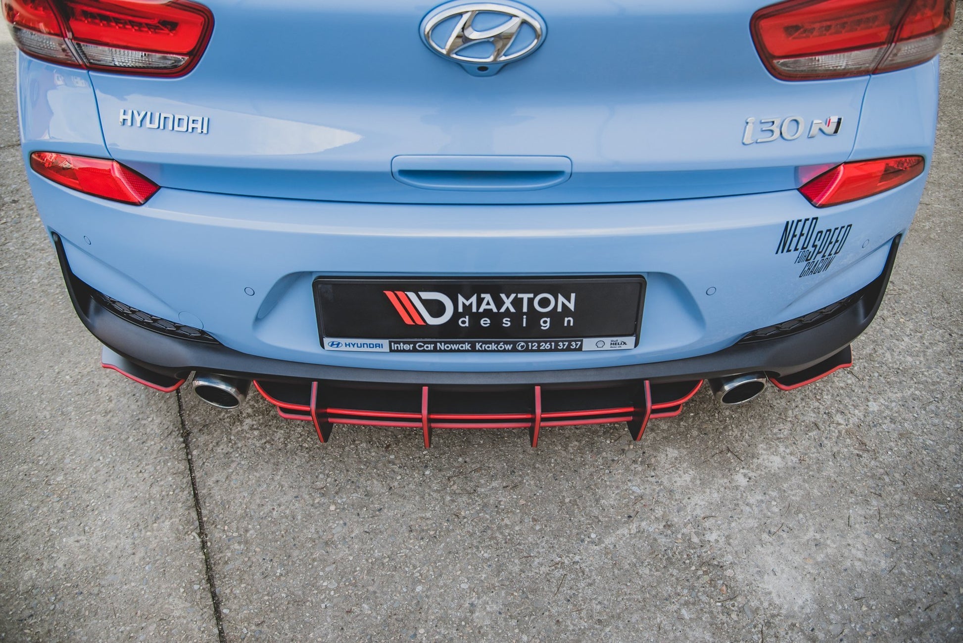 Robuste Racing Heckschürze V.2 für Hyundai I30 N Mk3 Hatchback