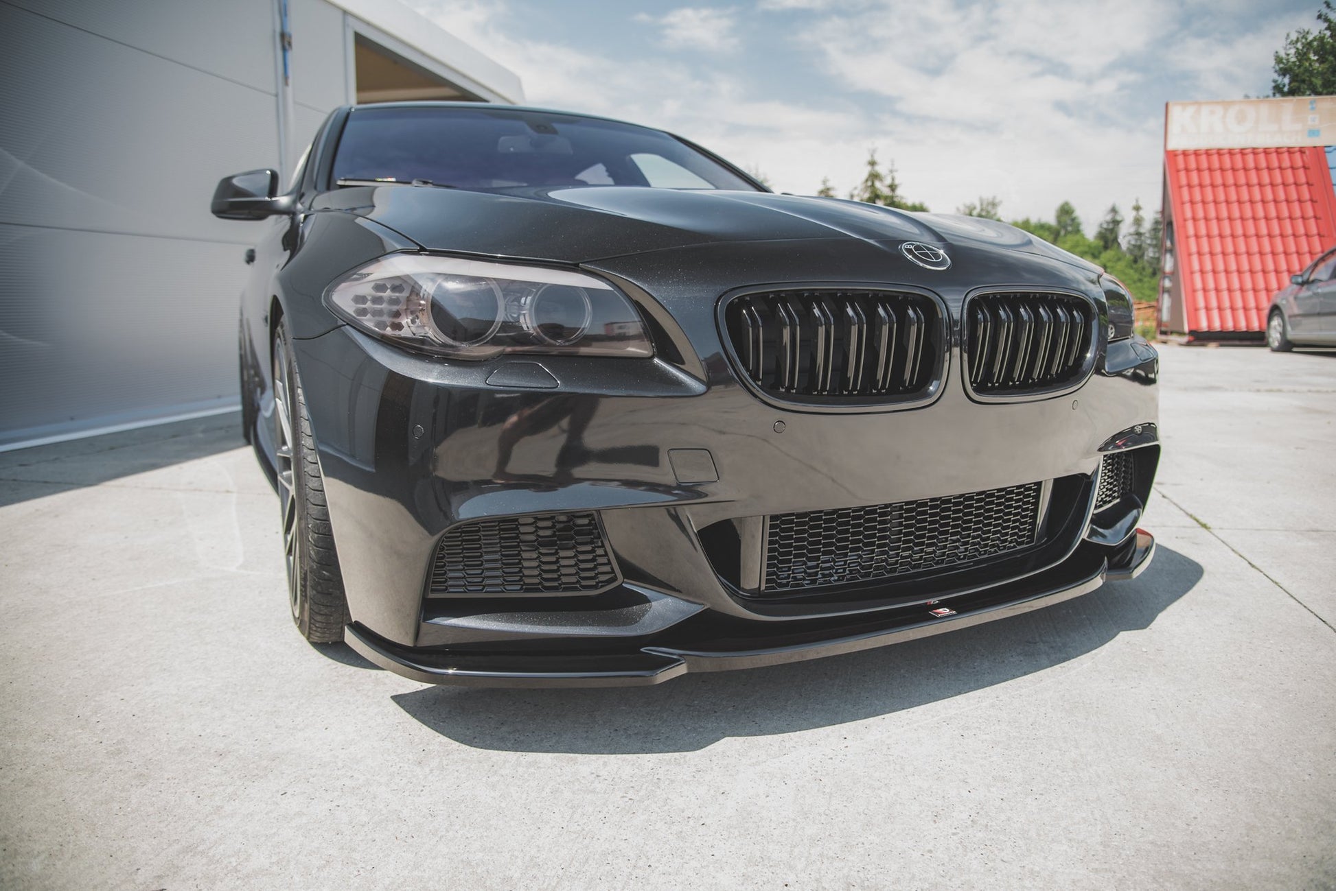 Front Ansatz V.4 für BMW 5er F10/F11 M-Paket Carbon Look