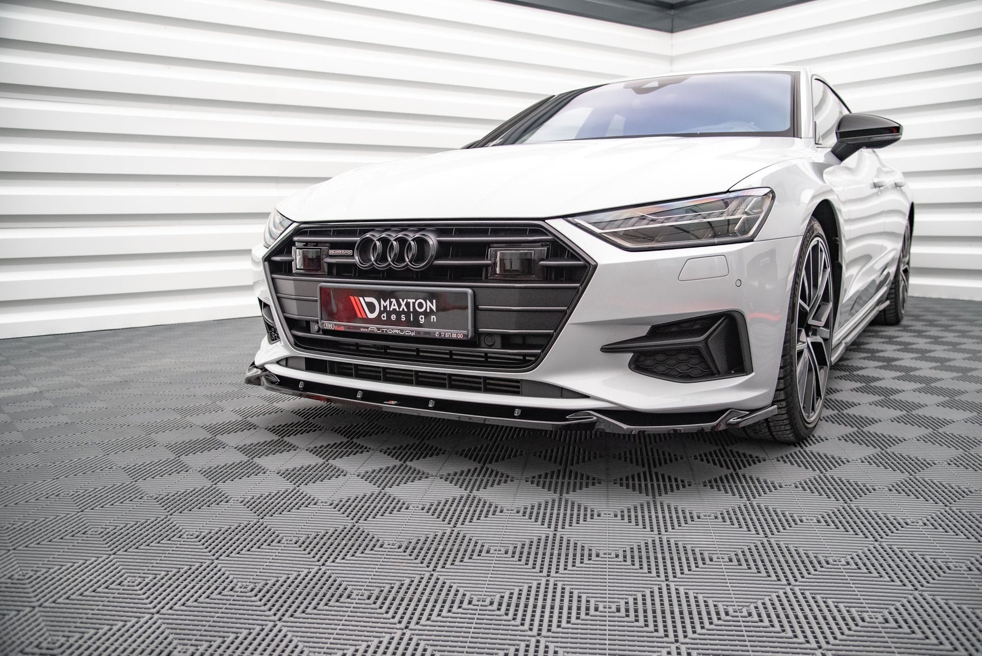 Front Ansatz V.2 für Audi A7 C8 Carbon Look