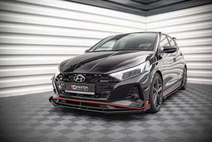 Front Flaps Hyundai I20 N Mk3 schwarz Hochglanz