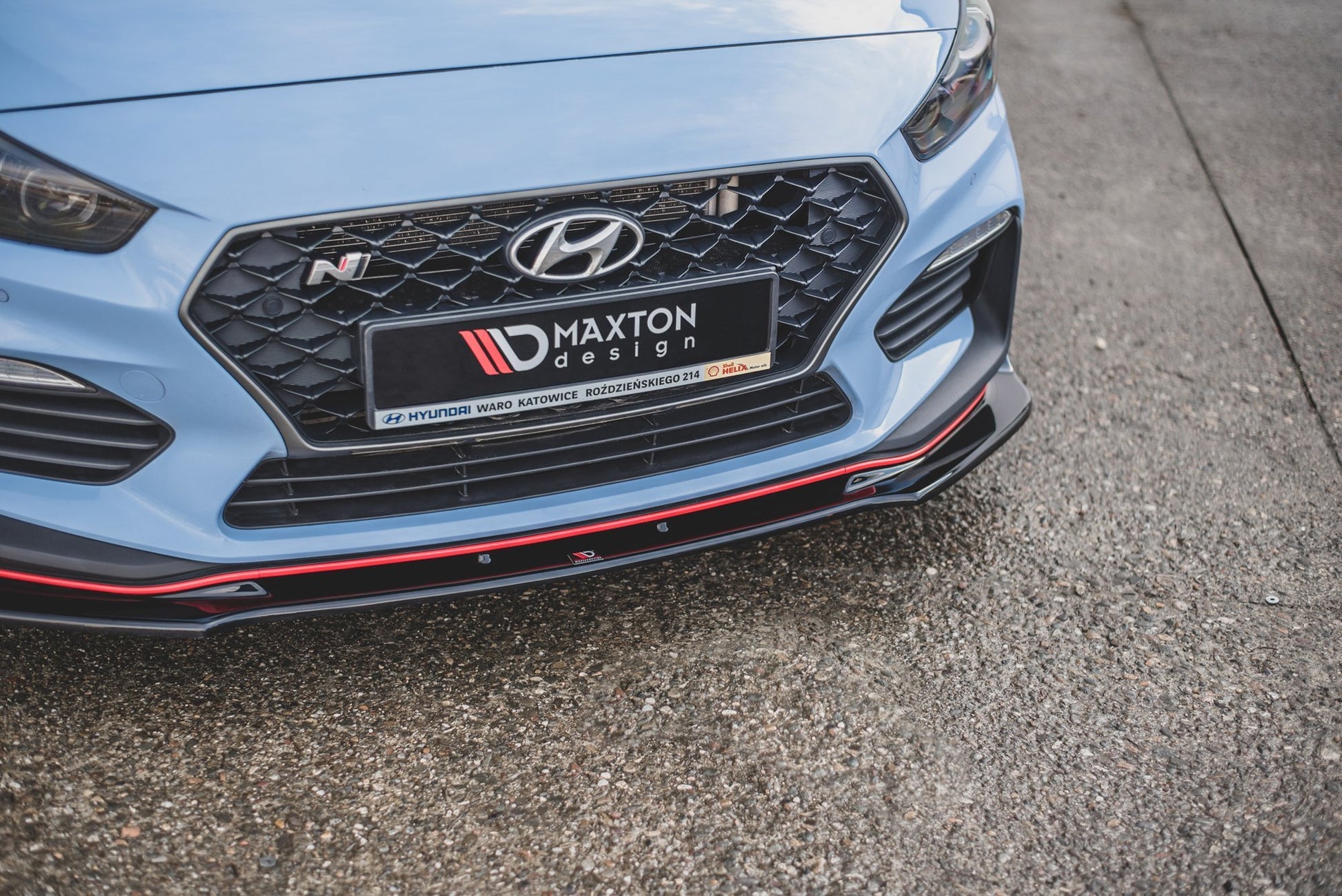 Front Ansatz V.3 für Hyundai I30 N Mk3 Hatchback/ Fastback Carbon Look
