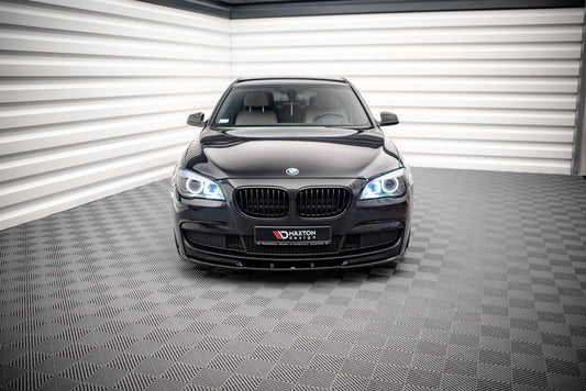 Front Ansatz V.2 für BMW 7 M-Paket F01 schwarz matt