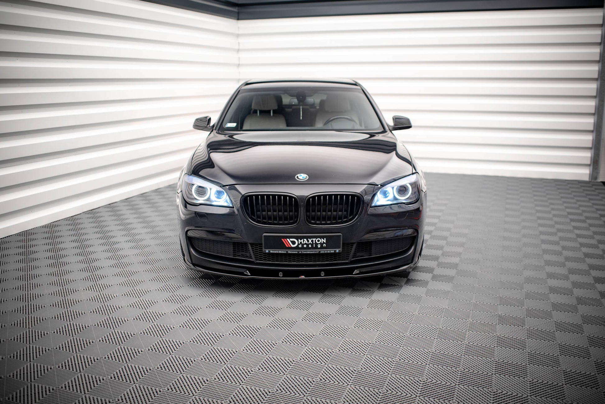 Front Ansatz V.2 für BMW 7 M-Paket F01 Carbon Look