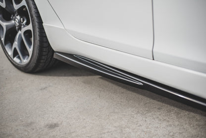 Seitenschweller Ansatz für Opel Insignia Mk. 1 OPC  schwarz matt
