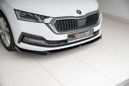 Front Ansatz V.1 für Skoda Octavia Mk4 schwarz matt