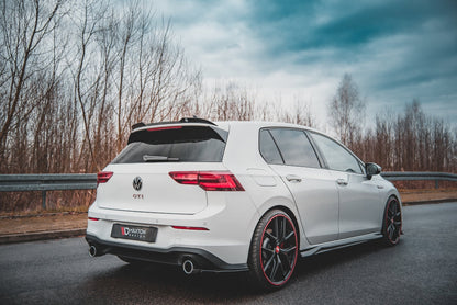 Spoiler CAP V.2 für Volkswagen Golf 8 GTI / R schwarz Hochglanz
