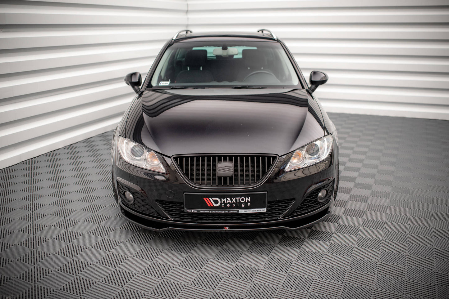 Front Ansatz V.2 für Seat Exeo Carbon Look