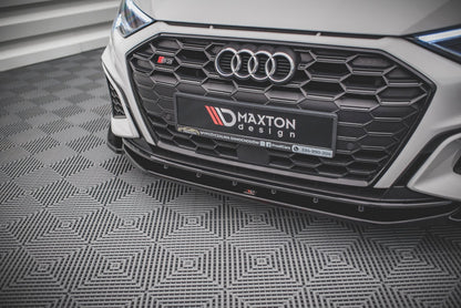 Front Ansatz V.4 für Audi S3 / A3 S-Line 8Y Carbon Look