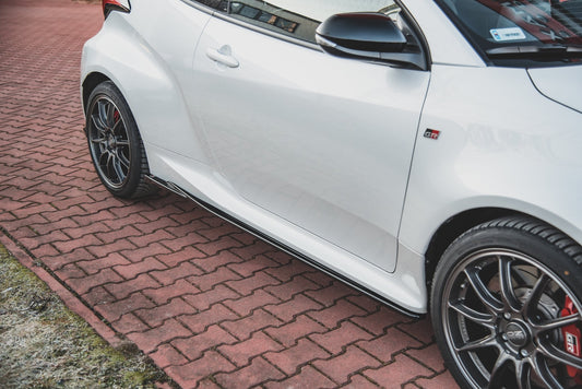 Seitenschweller Ansatz für V.1 für Toyota GR Yaris Mk4 Carbon Look