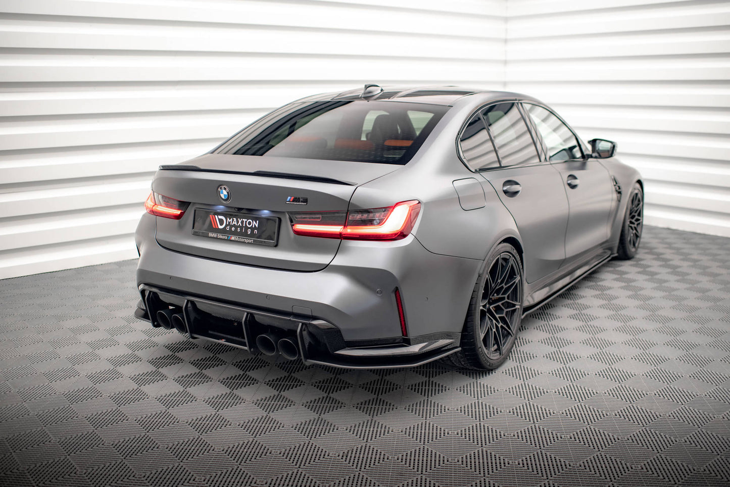 Street Pro Heck Ansatz Flaps Diffusor für BMW M3 G80
