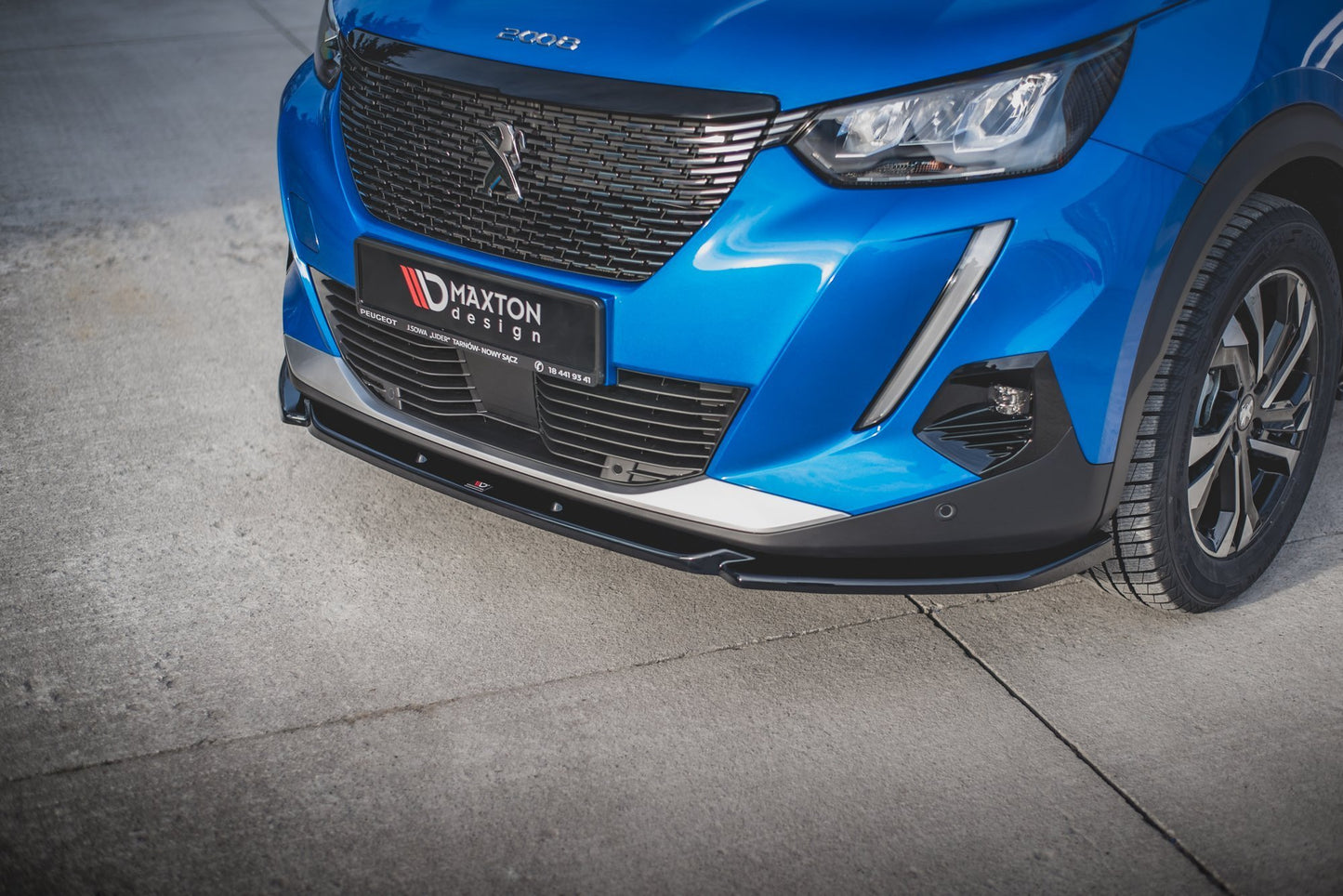 Front Ansatz V.2 für Peugeot 2008 Mk2 Carbon Look