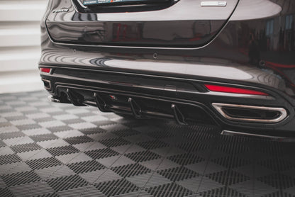 Diffusor Heck Ansatz für Ford Mondeo Mk5 Carbon Look