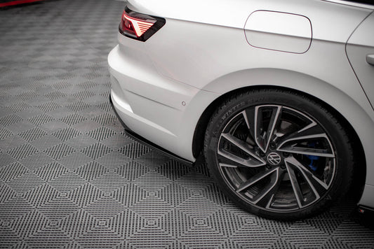 Heck Ansatz Flaps Diffusor für Volkswagen Arteon R schwarz Hochglanz