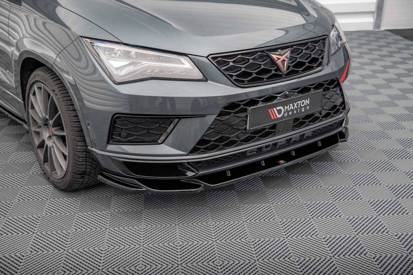 Front Ansatz V.2 für Cupra Ateca schwarz matt